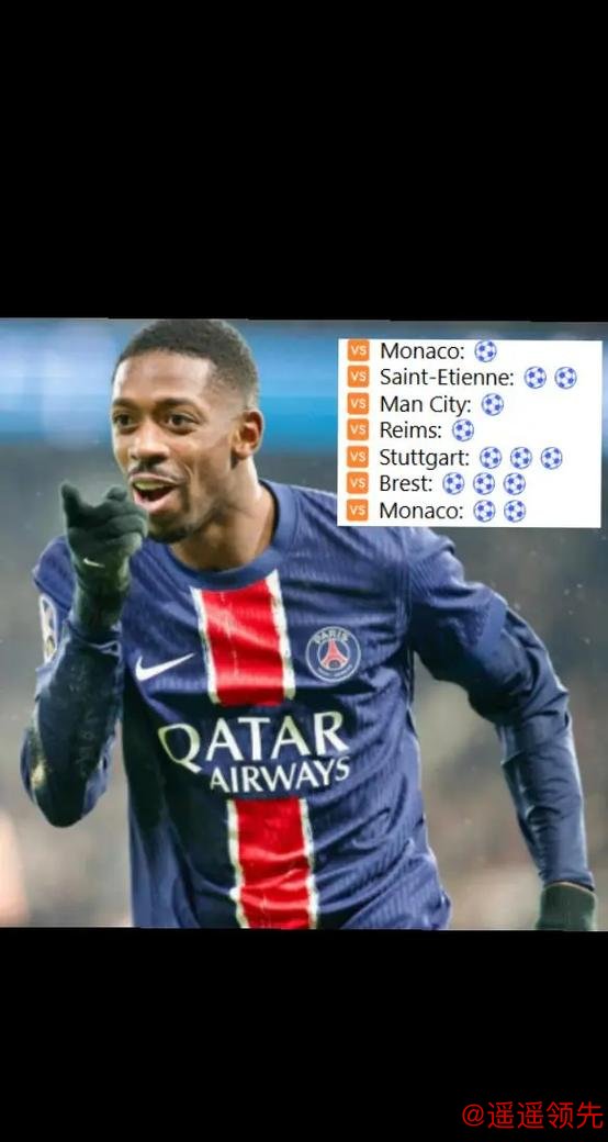 法甲-登贝莱梅开二度 巴黎4-1摩纳哥13分领跑