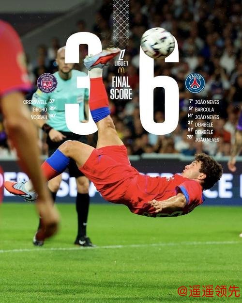 法甲-门德斯世界波破门 巴黎圣日耳曼战平里尔